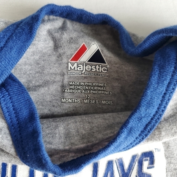 Blue Jays Baby Onesie Majestic 12 months - Picture 3 of 4